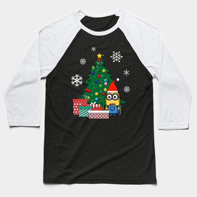 Minion Gifts Under The Christmas Tree Baseball T-Shirt by Nova5